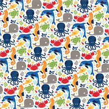 Load image into Gallery viewer, Echo Park:  12x12 Paper - Single Sheet - Under the Sea - Ocean Friends