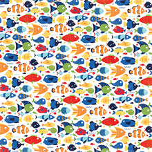 Load image into Gallery viewer, Echo Park:  12x12 Paper - Single Sheet - Under the Sea - Aquatic Fun