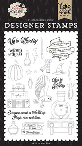 Echo Park: Designer Stamps - Witches & Wizards - Heart Stamp Set