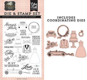 Echo Park: Stamps and Dies - Wedding Day