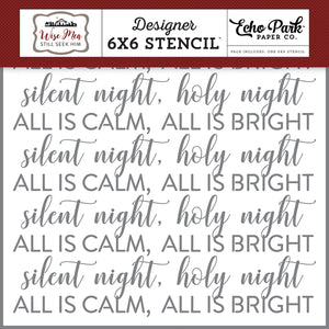 Carta Bella: 6x6 Stencil Set - Silent Night