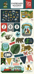 Echo Park: Chipboard Accents - Animal Safari