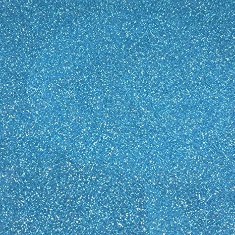 American Crafts - Glitter Paper  - 12x12 - Single Sheets - Powder Blue