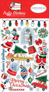 Carta Bella: Puffy Stickers - Merry Christmas