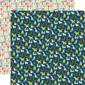 Echo Park: 12x12 Double-Sided Paper - Dog - Bark
