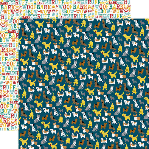 Echo Park: 12x12 Double-Sided Paper - Dog - Bark