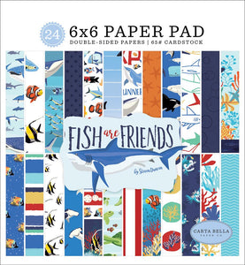 Carta Bella: 6x6 Paper Pad - Fish Are Friends