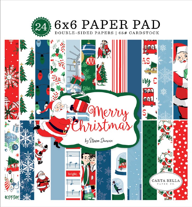 Carta Bella: 6x6 Paper Pad - Merry Christmas