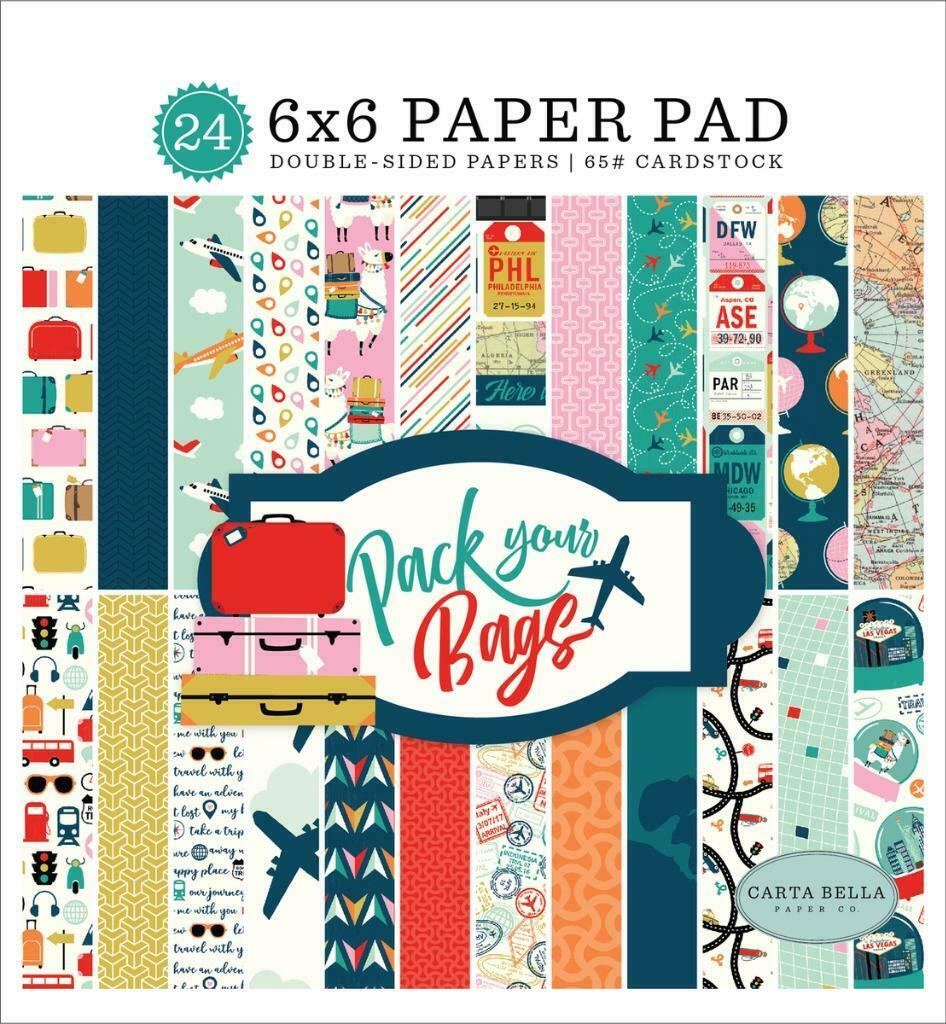 Carta Bella: 6x6 Paper Pad - Pack Your Bags