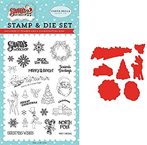 Carta Bella: Stamps and Dies - Santa's Workshop