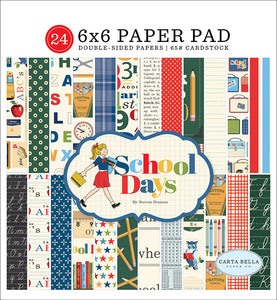 Carta Bella: 6x6 Paper Pad - School Days