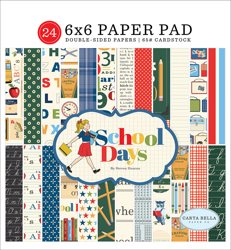Carta Bella: 6x6 Paper Pad - School Days