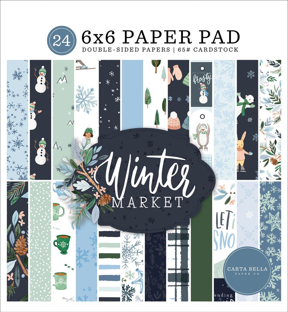 Carta Bella: 6x6 Paper Pad - Winter Market